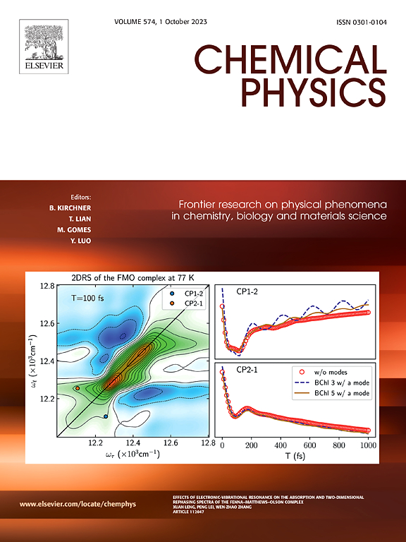 Go to journal home page - Chemical Physics
